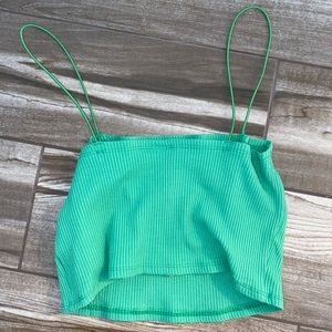 Green tank top NWT